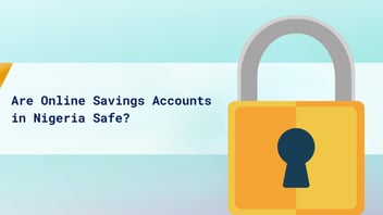 online savings accounts in Nigeria